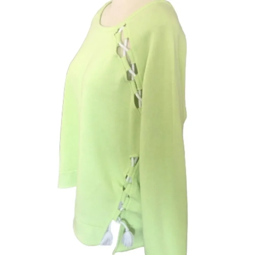 Generation Love Neon Green Sweatshirt Size M